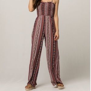 Band of Gypsies smocked boho jumpsuit